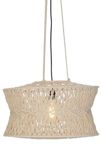 Lampă suspendată orientală macrame 50 cm - Leonard