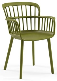 Set de scaune de sufragerie Eva Khaki, 2 buc.