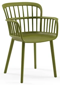 Set de scaune de sufragerie Eva Khaki, 2 buc.