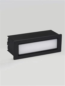 Spot LED incastrabil iluminat exterior ambiental IP54 ECHO negru