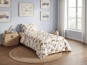Cearsaf din bumbac DIGGERO colorat 140x240 cm