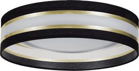 Plafonieră LED CORAL GOLD, 24W, 230V, negru/auriu