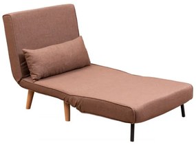 Canapea Extensibilă cu 1 Loc Folde Single, Maro
