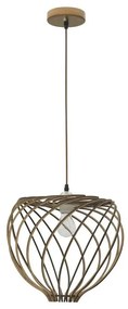 Lustra / Pendul modern design lemn natural Adana NVL-9135061