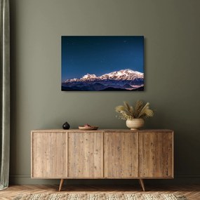 Tablou cu munți și cerul nocturn (90x60 cm)
