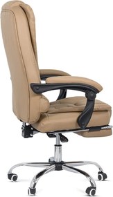 Scaun directorial cu suport de picioareOFF 418 crem