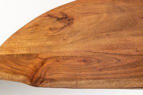 Oglinda decorativa cu margini din lemn Mirror 100cm