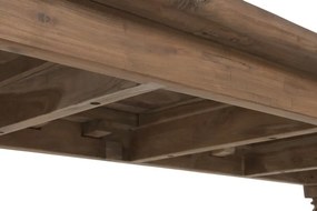 Masuta de cafea din lemn masiv reciclat, „Grand Loft”