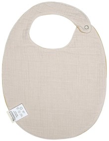 Bavețică din muselină Kindsgut Oslo, galben muștar