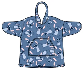 Disney Lilo și Stitch Glee pătură polar plușată, poncho 7-14 ani