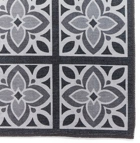 Covor tip traversă gri închis lavabil 76x230 cm Victoria Grey – Think Rugs