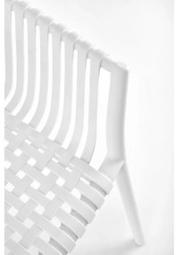 Scaun de bucaterie Lamar, alb