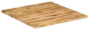 Blat de masa, 25-27 mm, 80x80 cm, lemn masiv de mango