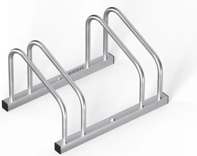 Suport pentru 2 biciclete BIKE, 50x32x27cm, argintiu Monzana