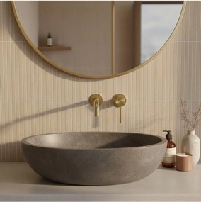 Baterie lavoar incastrata Rea Foster auriu periat