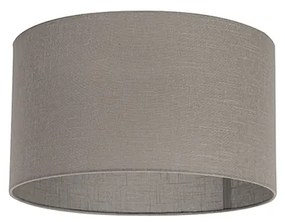 Abajur din bumbac taupe 35/35/20