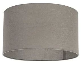 Abajur din bumbac taupe 35/35/20