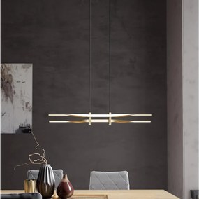 Eglo 901226 - Lustră suspendată cu cablu COLMEAL LED/21W/230V, auriu