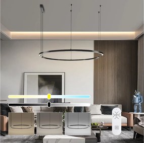 Immax NEO 07329L - Lustră LED dimabilă pe cablu FINO 72W/230V 120 cm negru Tuya+telecomandă