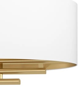 Lustră pe cablu Eglo 390182 PINETARA 4xE27/40W/230V alb/auriu