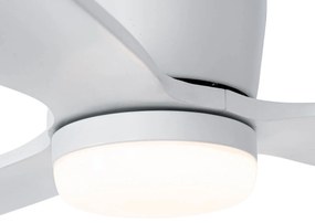 Ventilator inteligent de tavan alb 132cm incl. LED Dimmable cu telecomandă - Sofio