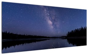 Tablou cu cerul nocturn (120x50 cm)