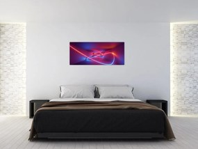 Tablou cu abstracție modernă (120x50 cm)