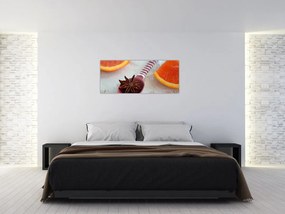 Tablou cu scorțișoară pe linguriță (120x50 cm)