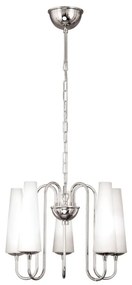 Candelabru cu 5 brate design modern Magnum crom