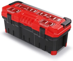 Cutie pentru scule cu maner metalic 75,2 x 30 x 30,4 cm, rosu
