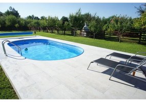 Set complet piscina ovala Caribi din otel galvanizat 800x416x120 cm