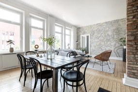 Fototapet, Star Map, White, Rebel Walls