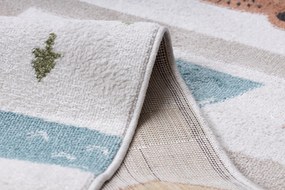 Covor FUN Polar pentru copii, străzi, pădure, cremă - SECUNDAR-COTATI PRODUSUL