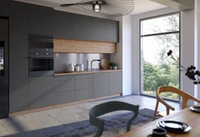 Expedo Corp inferior bucatarie cu sertare GLENA D40S3, 40x82x47, stejar artisan/gri