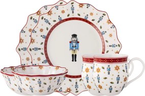 Set de mic dejun pentru 2 persoane, 6 piese, motiv Spargător de nuci, colecția Toy's Delight - Villeroy & Boch