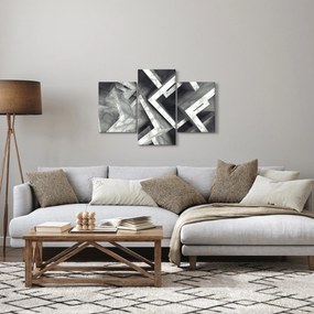 Tablou cu cuburi abstracte (90x60 cm)