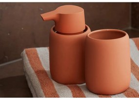 Prosop portocaliu/bej din bumbac organic din frotir 70x140 cm Arto – Blomus