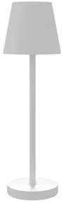 HOMCOM Lampă de Masă cu 3 Lumini Albe, Lampă de Birou Portabilă, Modernă cu Cablu Inclus, Ø11,2x36,5 cm, Alb | Aosom Romania