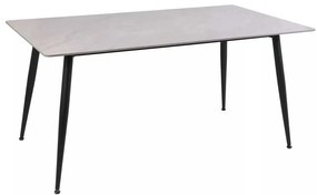 Masă de bucătărie Rion 130 x 70 cm, gri / negru