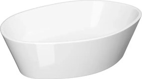 Lavoar pe blat Cersanit City oval alb lucios 50 cm
