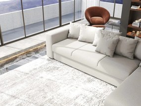 Colțar extensibil dumonde cu ladă de depozitare si sezut confortabil din spuma high-density, Gloria Enjoy Beige II 320x183 cm