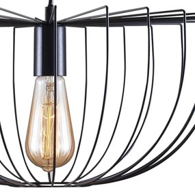 Lustră pe cablu JASMINA 1xE27/20W/230V d. 40 cm negru
