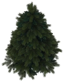 Brad de Crăciun 3D, verde, 160 cm, CHRISTMAS TIP 9