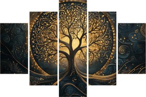 Tablou – Arbore cu aură aurie (150x105 cm)