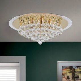 Plafonieră de cristal Orion DLU 2378/6/50 GLORIA 6xG9/40W/230V d. 50 cm auriu