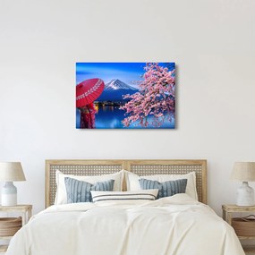 Tablou - cu privire la munte - Japonia (90x60 cm)