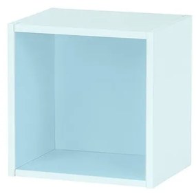Boxie dulap de perete deschis 40x40x27 cm albastru