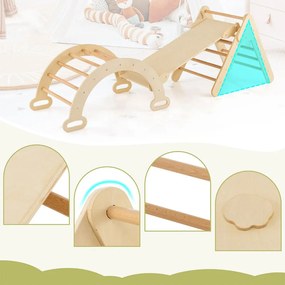 Set de 3 piese pentru cățărare din lemn