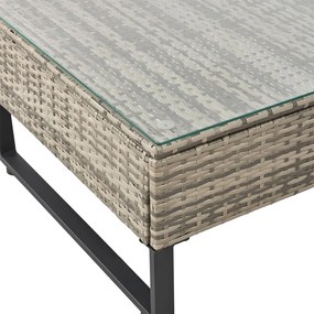 Juskys Set rattan Santorini - gri