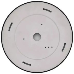 Plafonieră LED/21W/230V 3000/3500/4000K d. 22,5 cm neagră